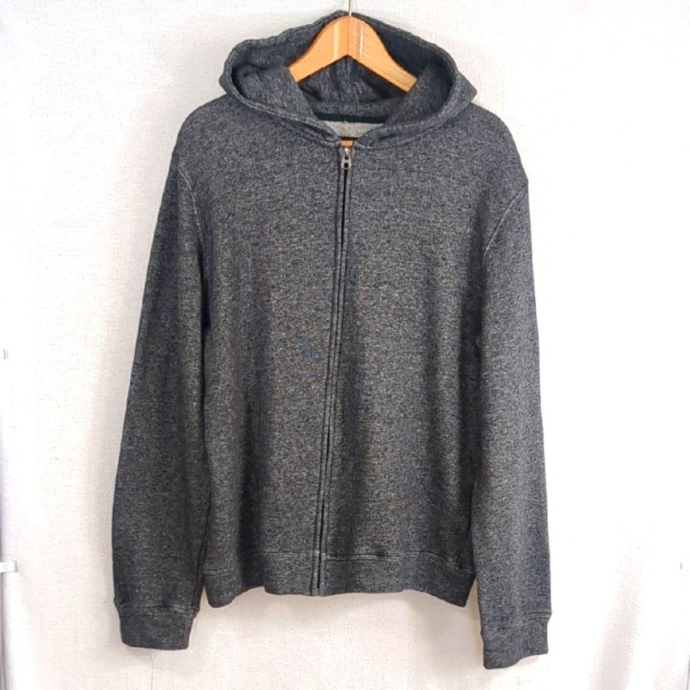 Buckle Black Label Men's Gray Hooded Sweater Size Large